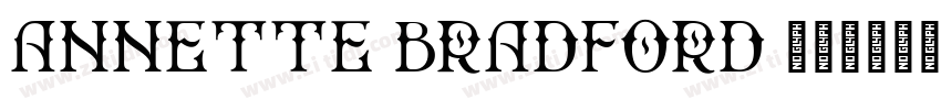 Annette Bradford 常规字体转换